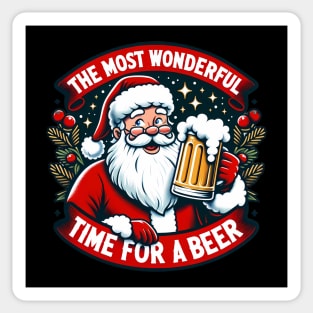 Most Wonderful Time for a Beer Sticker